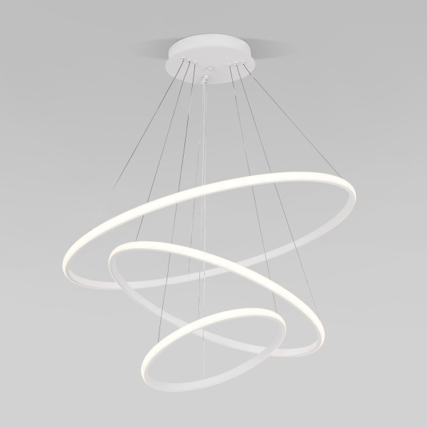 Подвесной светодиодный светильник с пультом управления 90264/3 белый