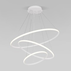 Подвесной светодиодный светильник с пультом управления 90264/3 белый