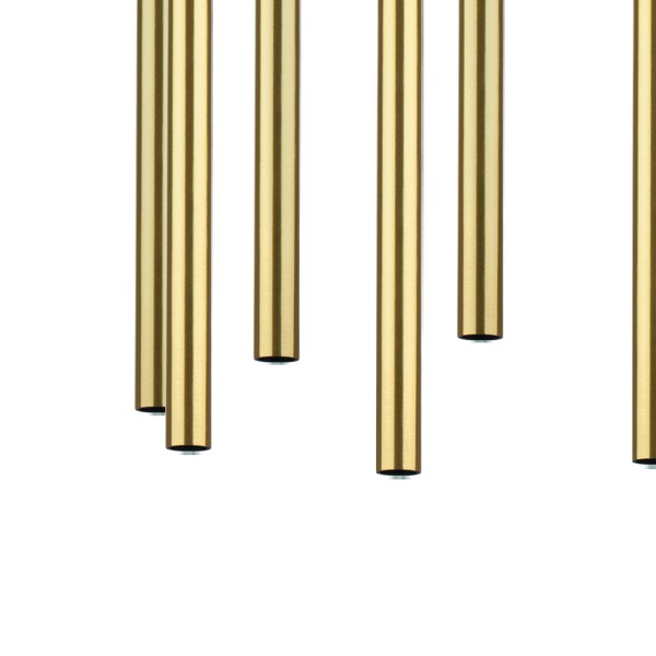 L8T747333 Люстра TUBO LED 40W 2400LM 25G ЗОЛОТО 3000K (574733+747333 (8шт)