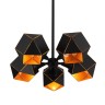 SL258.402.05 Люстра потолочная ST-Luce Черный/Черный, Золото E14 5*40W ENIGMA