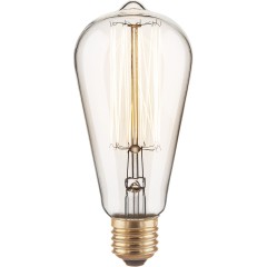 Ретро лампа Эдисона ST64 60W E27 ST64 60W