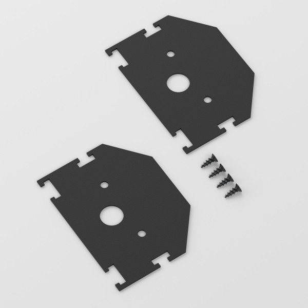 Slim Magnetic Заглушки для шинопровода в натяжной потолок 85204/00 черный 2 шт. 85206/00