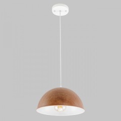 Люстра подвесная 1*Е27 MD.5660-1-P-WT+WOOD