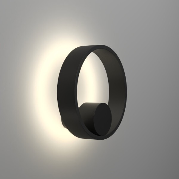 DK5060-BK Бра ORBIT, IP20, 3000К, LED, 10 Вт, черный матовый, алюминий