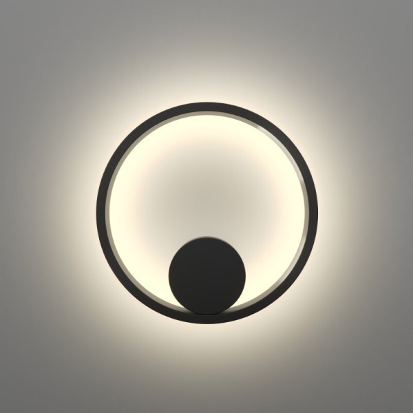 DK5060-BK Бра ORBIT, IP20, 3000К, LED, 10 Вт, черный матовый, алюминий