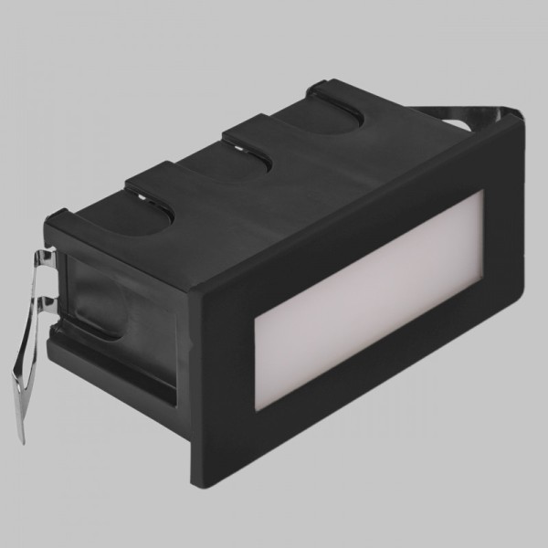 Светильник цокольный LED, IP65 220V 1.5W, BK, 4000K IL.0013.2635-BK