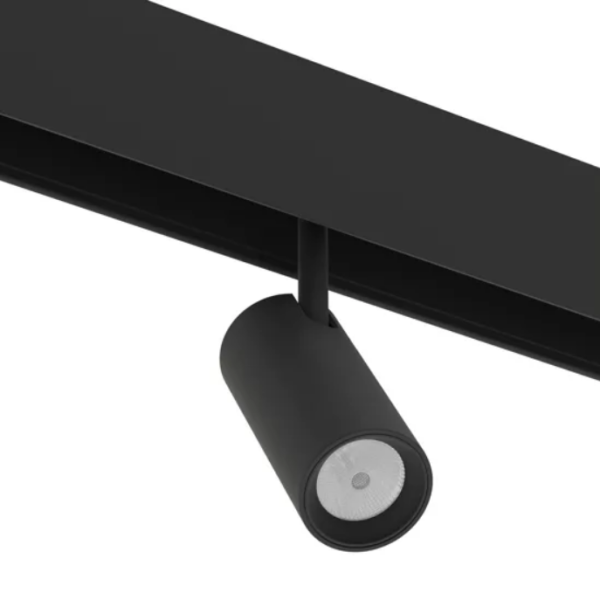 Трековый магнитный светильник SPOT MAGNETIC S20 48V 10W 24° CRI90 OSRAM 3000-6000K TRIX | Черный корпус D35х80mm