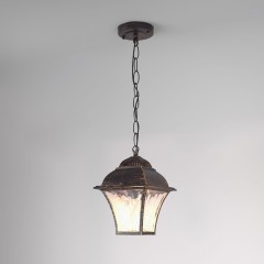 Уличный подвесной светильник Apus H черное золото IP33 GL 1009H