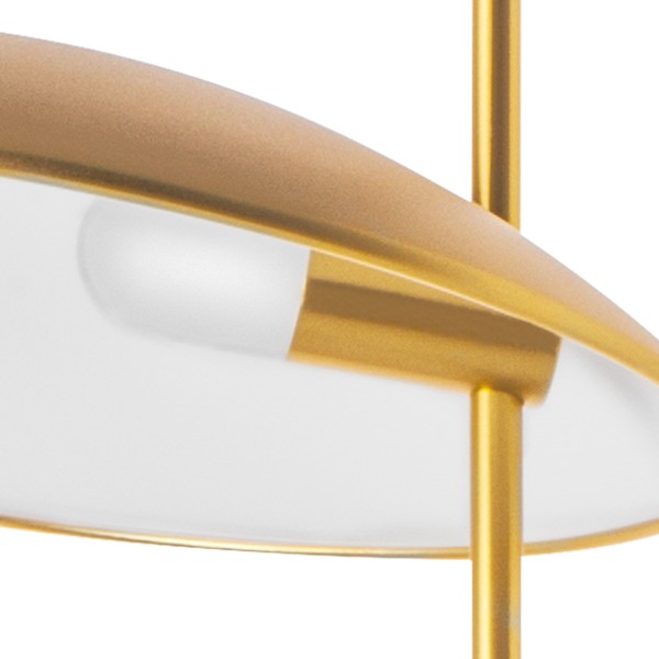 801713 2КОР! Торшер MARMARA LED 5W 400LM ЗОЛОТО/МРАМОР 3000K