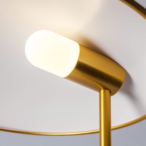 801713 2КОР! Торшер MARMARA LED 5W 400LM ЗОЛОТО/МРАМОР 3000K