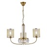 SLE1119-303-03 Светильник подвесной Латунь/Шампань E14 3*40W ELLISSE