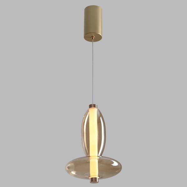 Светильник подвесной Crystal Lux QUASAR SP7W LED AMBER