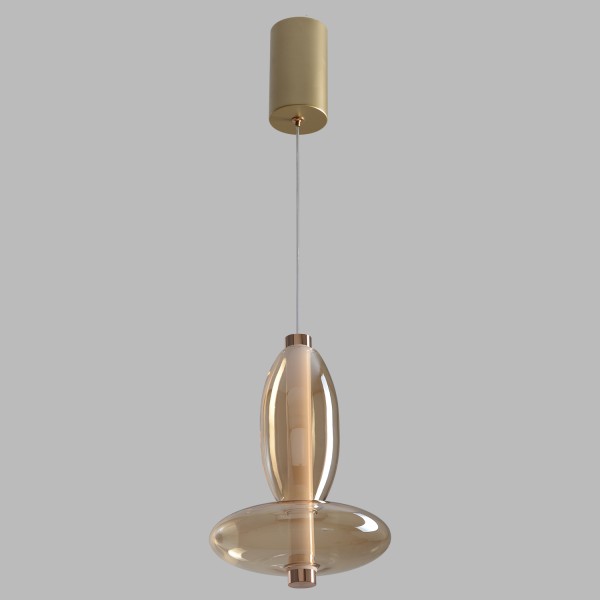 Светильник подвесной Crystal Lux QUASAR SP7W LED AMBER