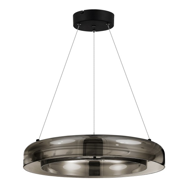 SL6019.333.01 Светильник подвесной ST-Luce Черный/Дымчатый, Белый LED 1*36W 3000K FORAY