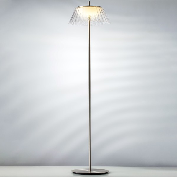 794710 Торшер NAPOLI LED 12W 700LM КОФЕЙНЫЙ/ПРОЗРАЧНЫЙ 3000K