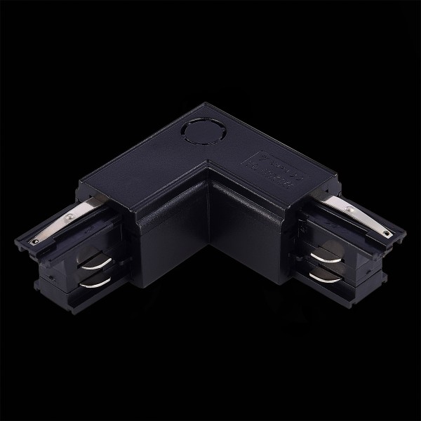 ST030.409.15L Угловой токоподвод левый для трехфазного шинопровода ST-Luce Черный TRACE