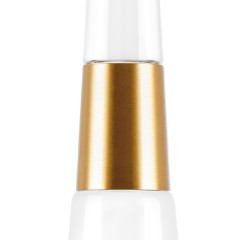 757013 Люстра CONE LED 5W 280LM ЗОЛОТО/БЕЛЫЙ/ПРОЗРАЧНЫЙ 3000K