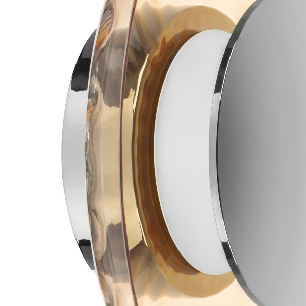 809023 Настенно-потолочный светильник CELESTA LED 24W 600LM ХРОМ/КОНЬЯЧНЫЙ 3000K