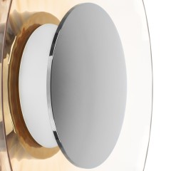 809023 Настенно-потолочный светильник CELESTA LED 24W 600LM ХРОМ/КОНЬЯЧНЫЙ 3000K