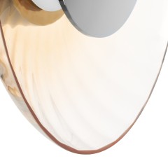 809023 Настенно-потолочный светильник CELESTA LED 24W 600LM ХРОМ/КОНЬЯЧНЫЙ 3000K