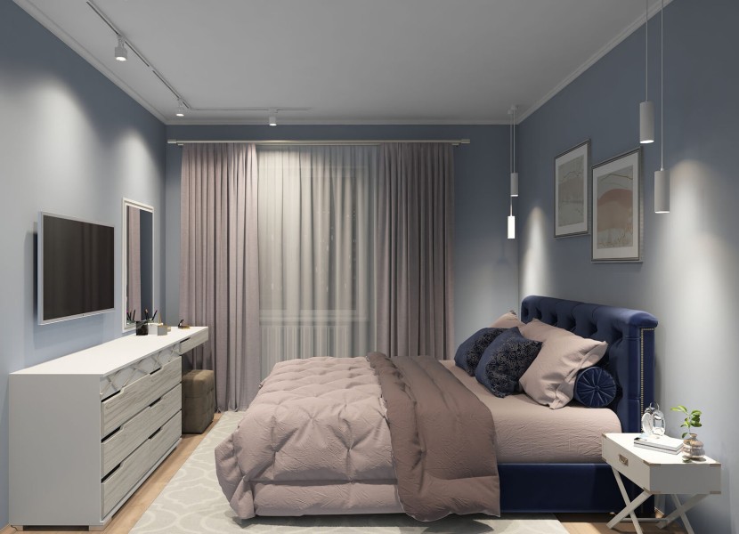 TR1001-WH/1 Шинопровод однофазный, 1 м (трек 922 мм + подвод питания 74 мм + заглушка 4 мм), белый, заглушка и подвод питания в комплекте