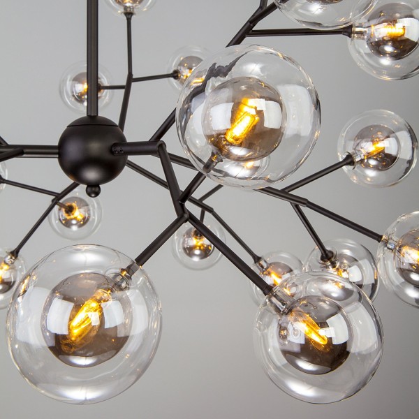 Умная подвесная люстра со стеклянными плафонами 545 Smart