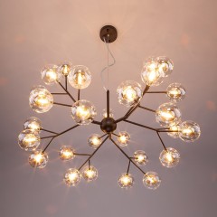 Умная подвесная люстра со стеклянными плафонами 545 Smart