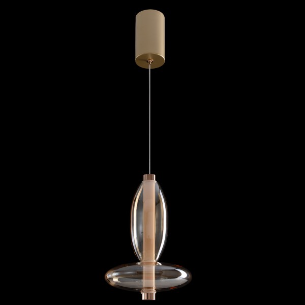 Светильник подвесной Crystal Lux QUASAR SP10W LED AMBER