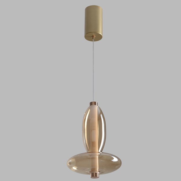 Светильник подвесной Crystal Lux QUASAR SP10W LED AMBER