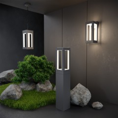 Ландшафтный светодиодный светильник Frame LED IP54 1529 TECHNO LED серый