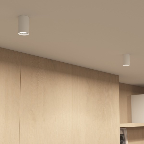 DK2050-WH Накладной светильник, IP 20, 15 Вт, GU5.3, белый, алюминий