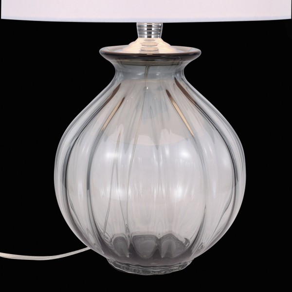 SL968.404.01 Прикроватная лампа ST-Luce Хром, Дымчатый/Белый E27 1*60W AMPOLLA