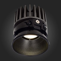ST851.438.12 Светодиодный модуль Черный LED 1*12W 3000K 960Lm Ra>90 36°IP20 D69xH85 220-240V(глянец) SHIFT