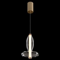 Светильник подвесной Crystal Lux QUASAR SP10W LED TRANSPARENT