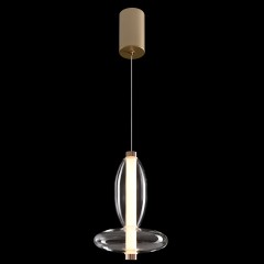 Светильник подвесной Crystal Lux QUASAR SP10W LED TRANSPARENT