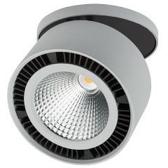 214849 Светильник FORTE INCA LED 40W 3400LM 30G СЕРЫЙ 4000K