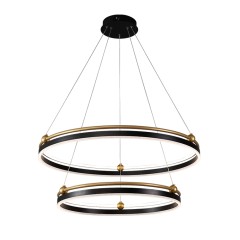 Люстра Crystal Lux FERNANDO SP123W LED BLACK/GOLD