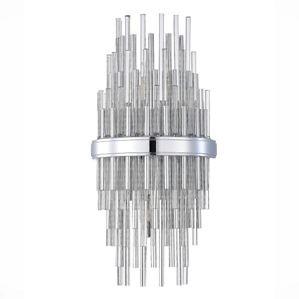 SL1628.101.02 Бра ST-Luce Хром/Прозрачный, Хром E14 2*40W TERAMO