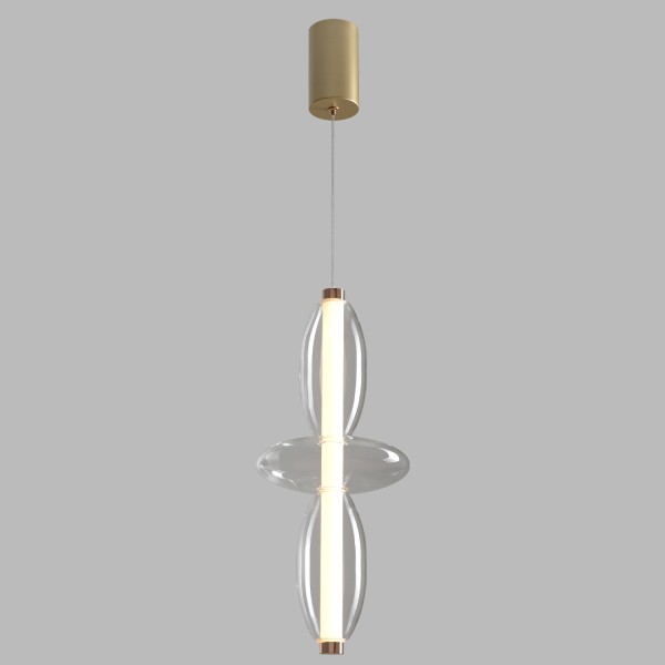 Светильник подвесной Crystal Lux QUASAR SP14W LED TRANSPARENT