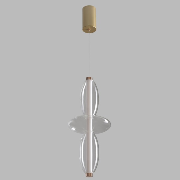 Светильник подвесной Crystal Lux QUASAR SP14W LED TRANSPARENT