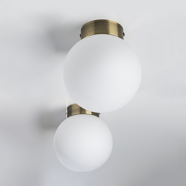 812011 Люстра GLOBO 1х40W E14 БРОНЗА/БЕЛЫЙ