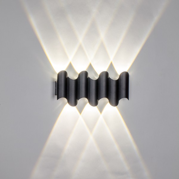 341747 Светильник BOSSO 7х1W LED 770LM G ЧЕРНЫЙ 4000K IP65