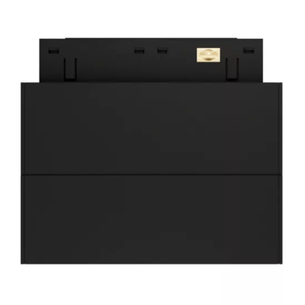  Трековый светодиодный светильник магнитный SPOT BLACK BOOK MAGNETIC S20 48V 8W 110° CRI90 OSRAM 4000K | Черный корпус L112хH110mm