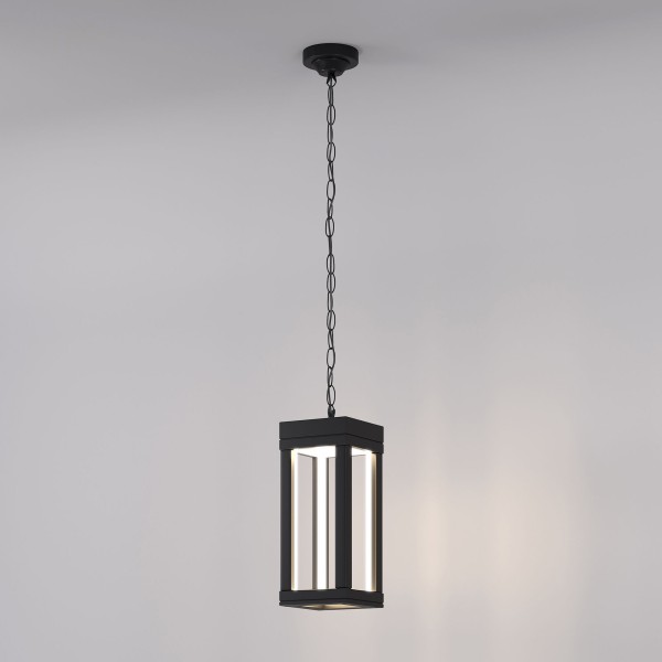 Уличный подвесной светодиодный светильник Frame LED IP54 1528 TECHNO LED черный
