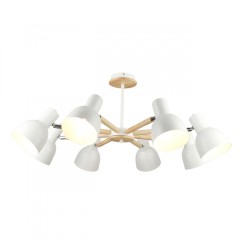 Люстра потолочная 8*60Вт E27 MD.4748-8-S WH+CH