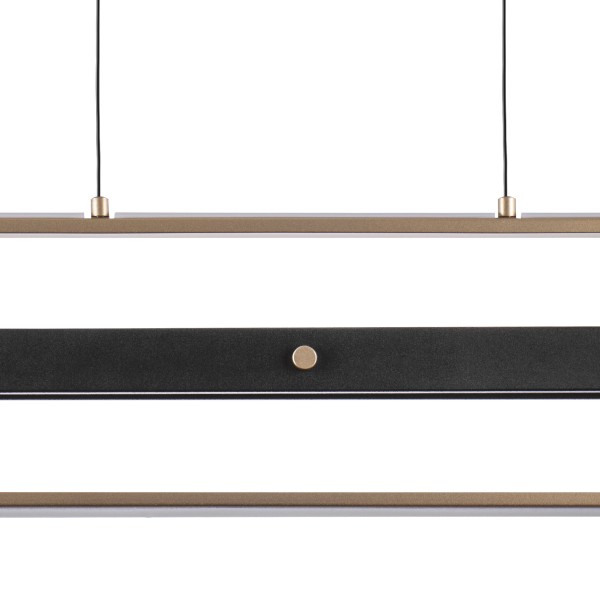 723347 Люстра LODI LED 36W 3240LM ЧЕРНЫЙ 3000K