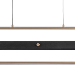 723347 Люстра LODI LED 36W 3240LM ЧЕРНЫЙ 3000K