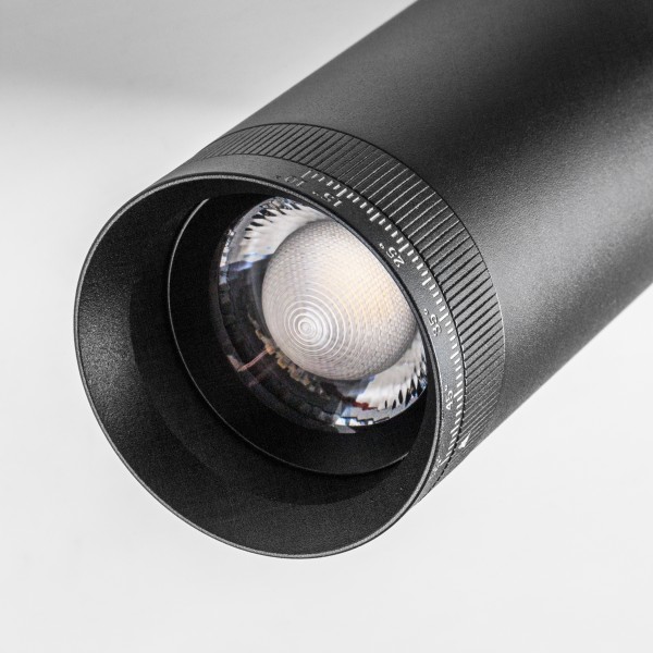 205007 Светильник точечный TETA APP LED 12W 1050LM 10-50G COB ЧЕРНЫЙ МАТОВЫЙ SMART PRO 3000-6000K DIM