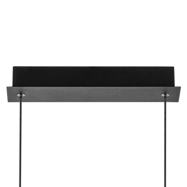 723337 Люстра LODI LED 36W 3240LM ЧЕРНЫЙ/ДЕРЕВО 3000K