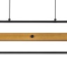 723337 Люстра LODI LED 36W 3240LM ЧЕРНЫЙ/ДЕРЕВО 3000K